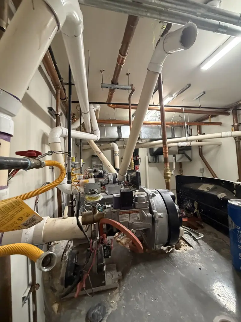 Commercial boiler installed by Desert Water